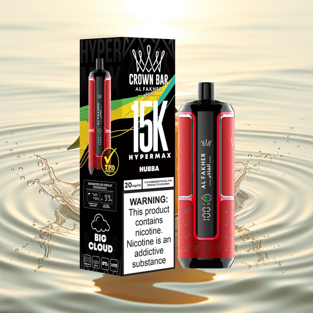 Al Fakher Crown Bar 15K Hypermax 22ml 600mAh DTL Χάμπα