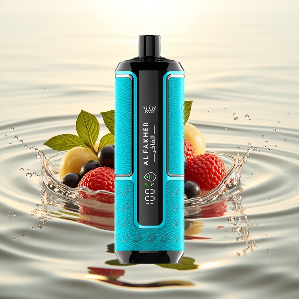 Al Fakher Crown Bar 15K Hypermax 22ml 600mAh Type-C DTL 6mg Φραγκοσυκιά Μέντα