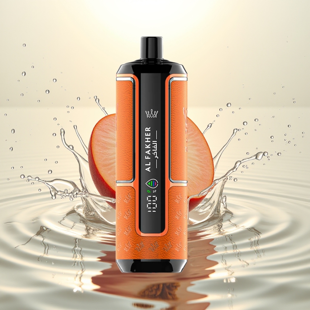 Al Fakher Crown Bar 15K Hypermax 22ml 600mAh Type-C Ροδάκινο Πάγο