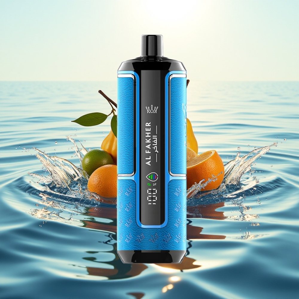 Al Fakher Crown Bar 15K Hypermax 22ml 600mAh Type-C Γαλάζιος Ωκεανός