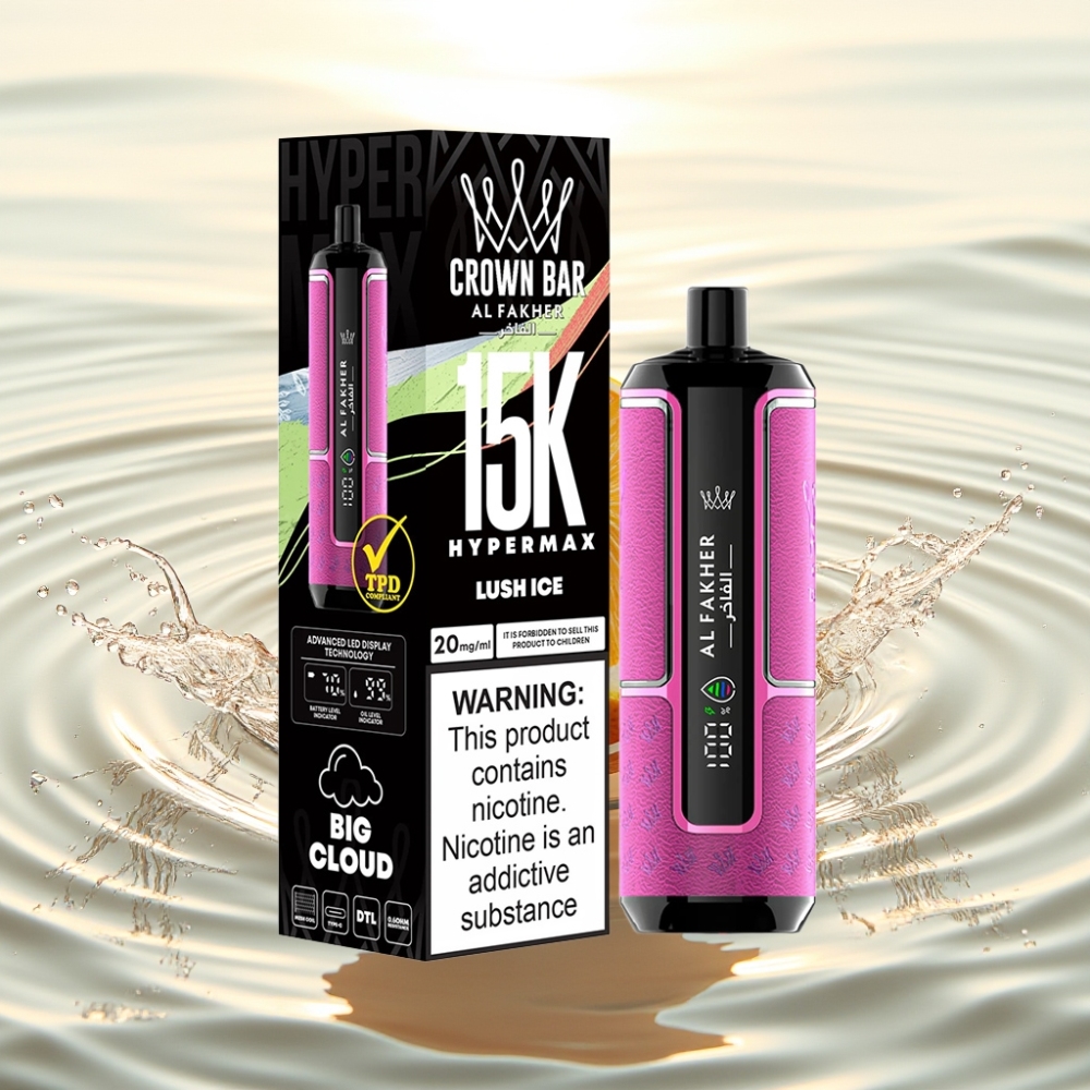 Al Fakher Crown Bar 15K Hypermax 22ml 600mAh Type-C Διεπαφή Πάγου
