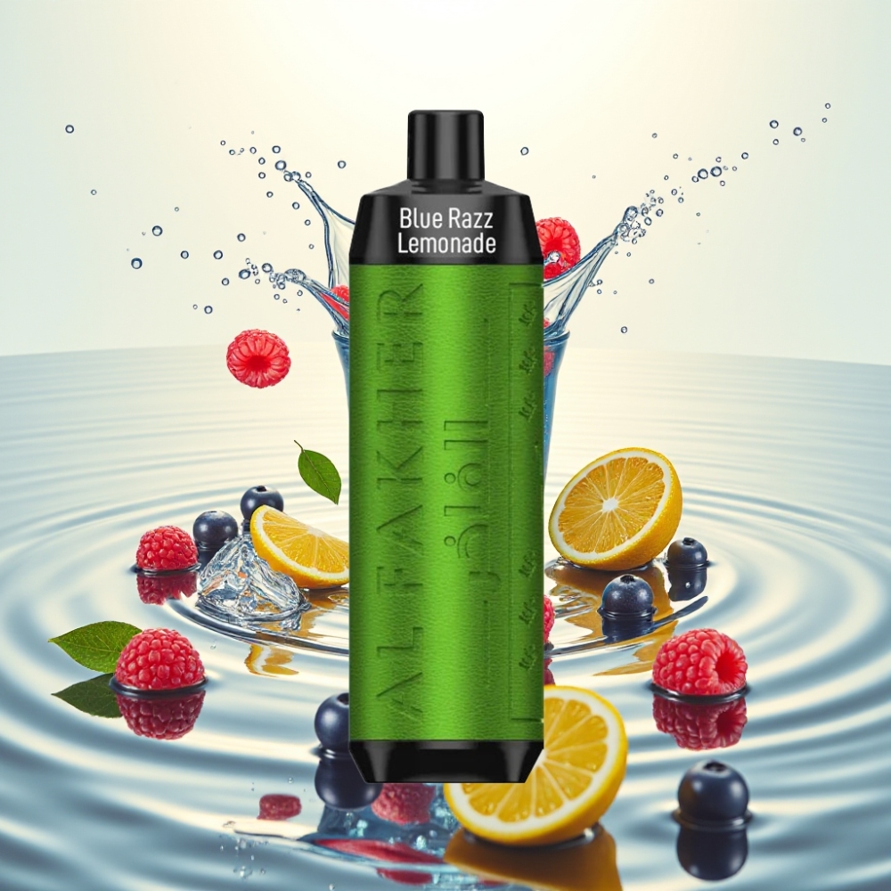 Al Fakher Crown Bar 8000 Crystal 600mAh 18ml 5mg 0.6Ω Μπλε Ραζ Λεμονάδα