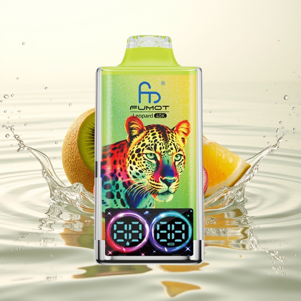 Fumot Leopard 40000 Puffs 700mAh Dual Mesh Type-C Κυδωνι Πεταλούδα Γκουάβα