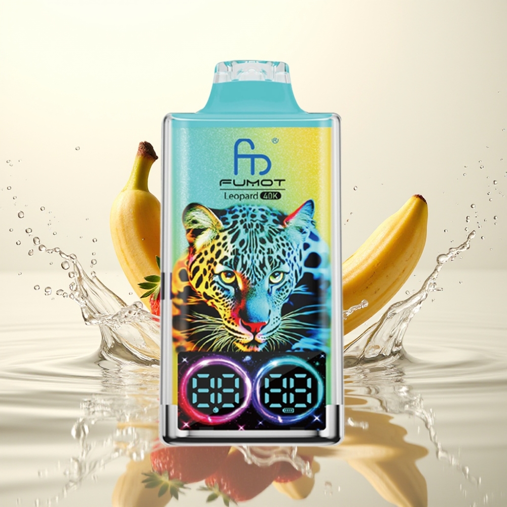 Fumot Leopard 40K Puffs 700mAh Dual Mesh Type-C Φράουλα Μπανάνα