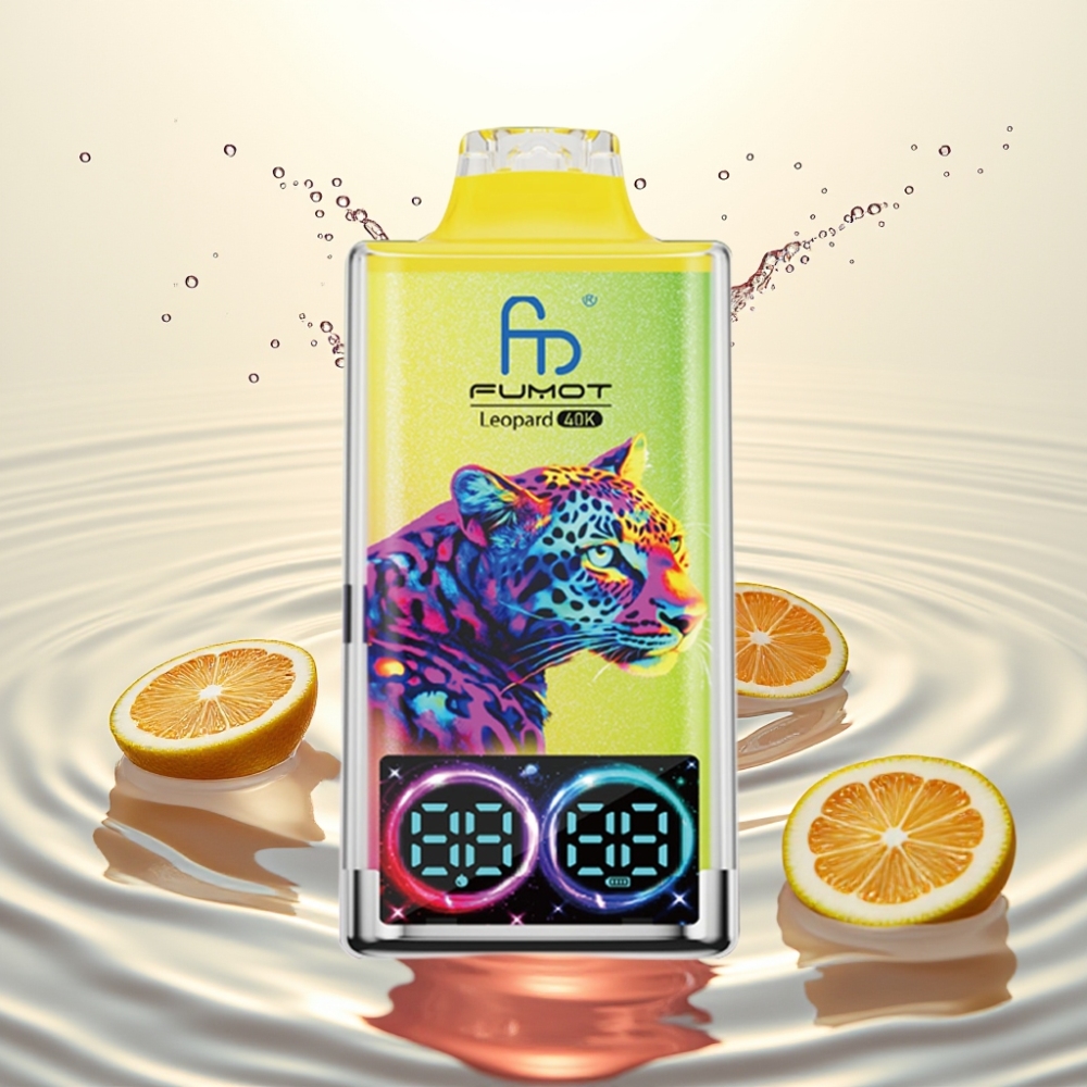 Fumot Leopard 40K Puffs 700mAh Dual Mesh Type-C Ροζ Λεμονάδα