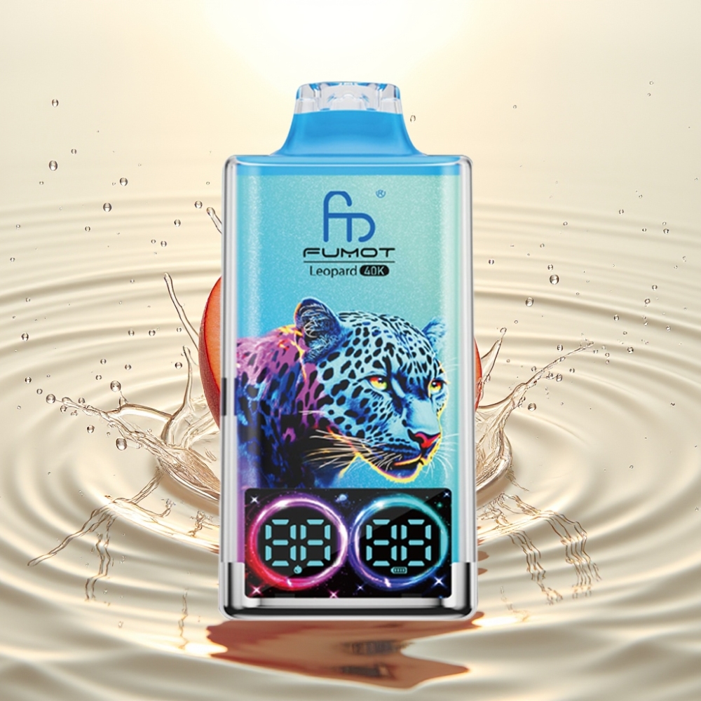 Fumot Leopard 40K Puffs Dual Mesh 700mAh Type-C Ρόδακυνο (Peach Berry)