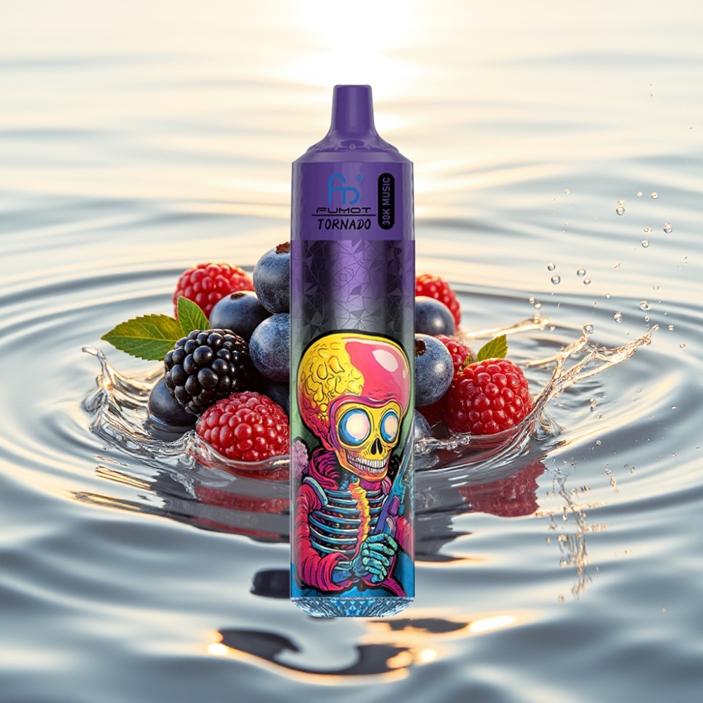Fumot RandM Tornado 30000 Puffs 30mL 5% 1.0Ohm Mύρτο Βατόμουρο