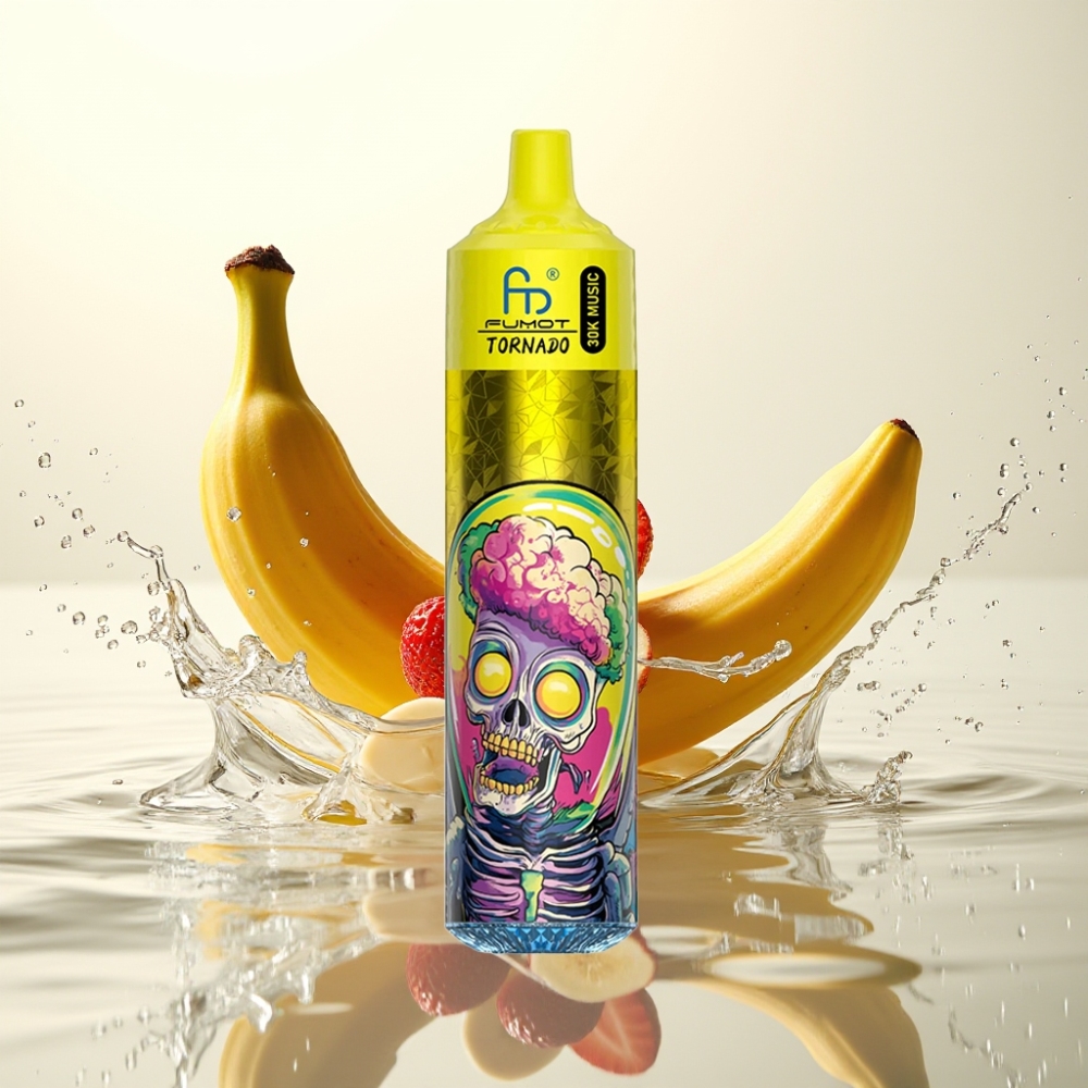 Fumot RandM Tornado 30000 Puffs 30mL 5% 1.0Ω Μπανάνα Φράουλα