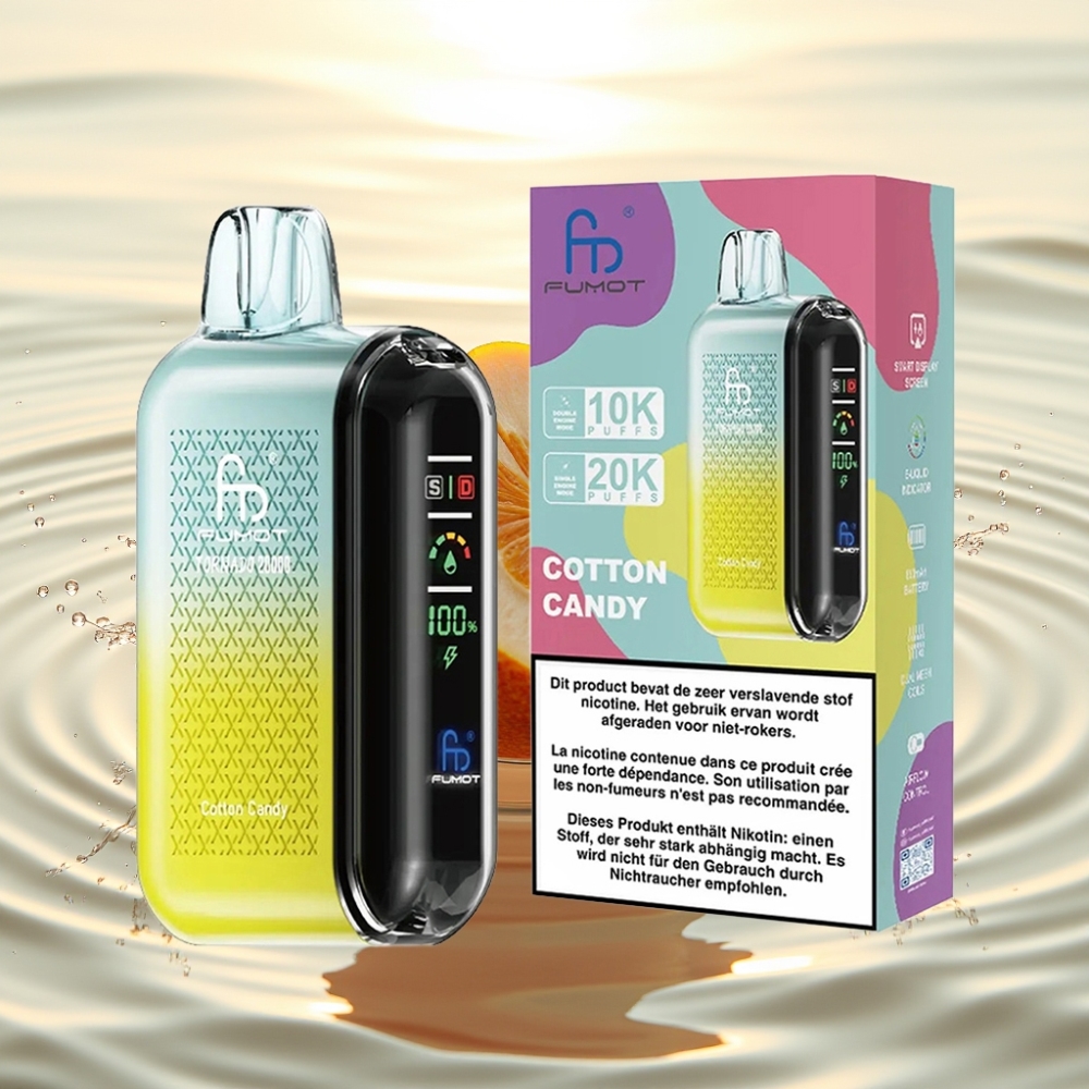 Fumot Tornado 20000 Puffs Dual Mesh 20ml 850mAh Βαμβακοζαχαρο
