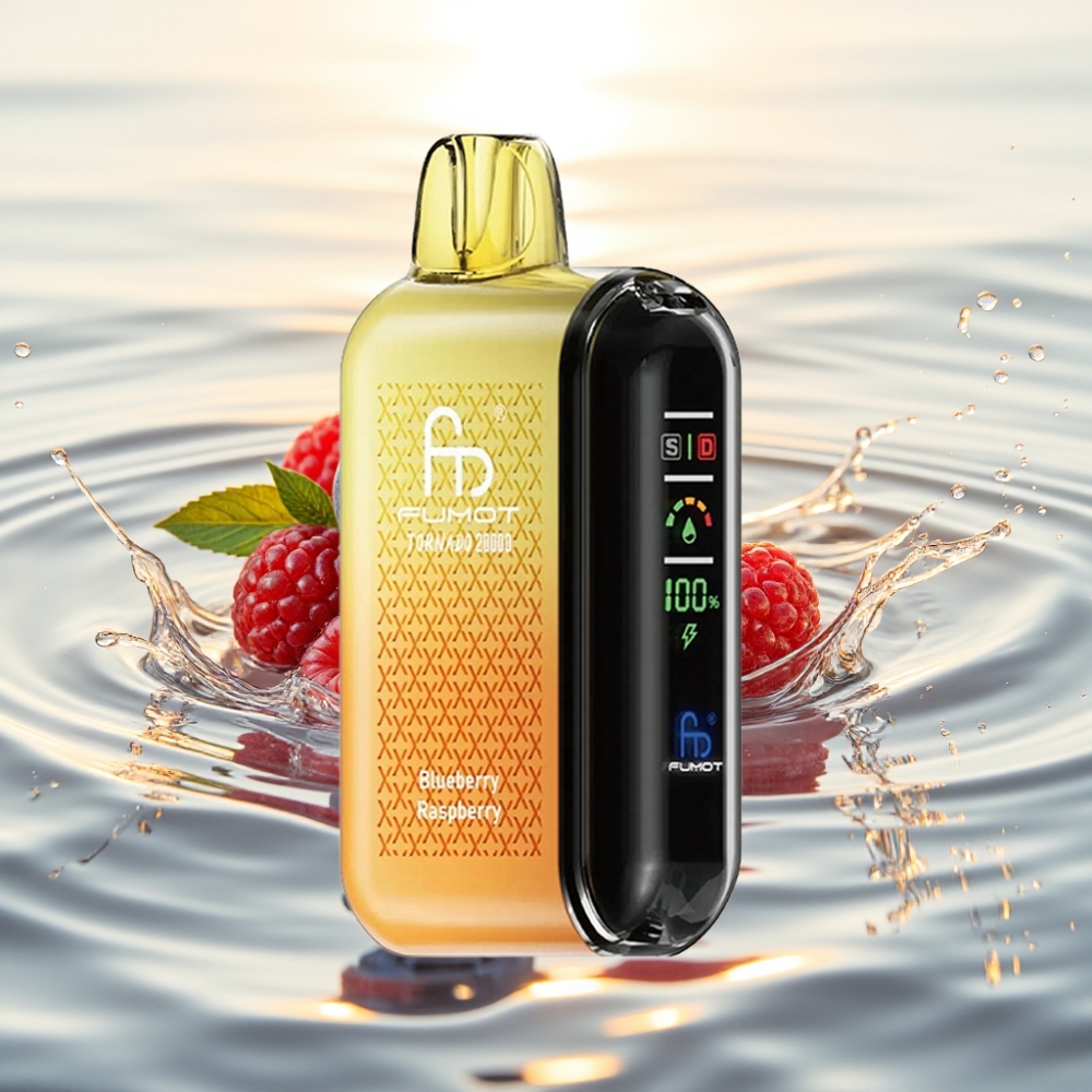 Fumot Tornado 20000 Puffs Dual Mesh 20ml 850mAh Μπλε Βατόμουρο