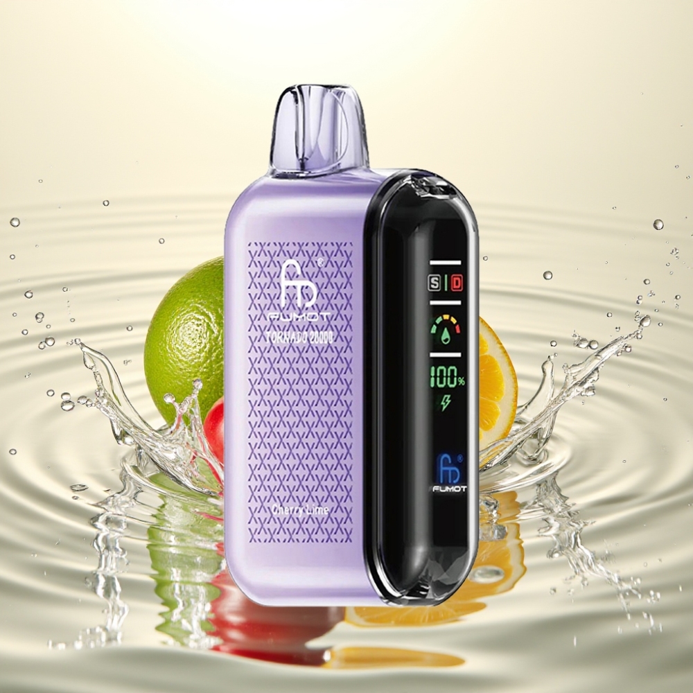 Fumot Tornado 20000 Puffs Dual Mesh 20ml 850mAh Κεράσι Λάιμ