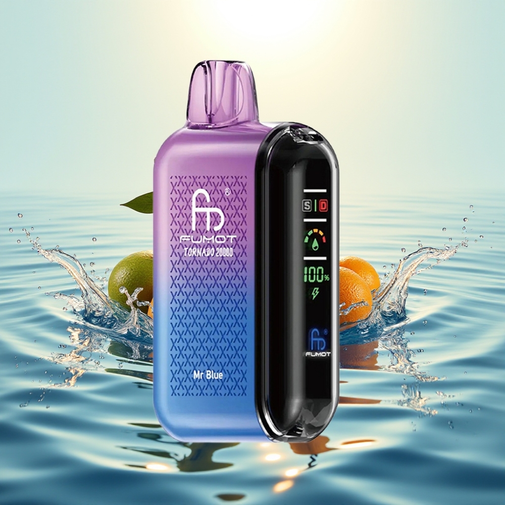 Fumot Tornado 20000 Puffs Dual Mesh 20ml 850mAh Airflow Κυανός
