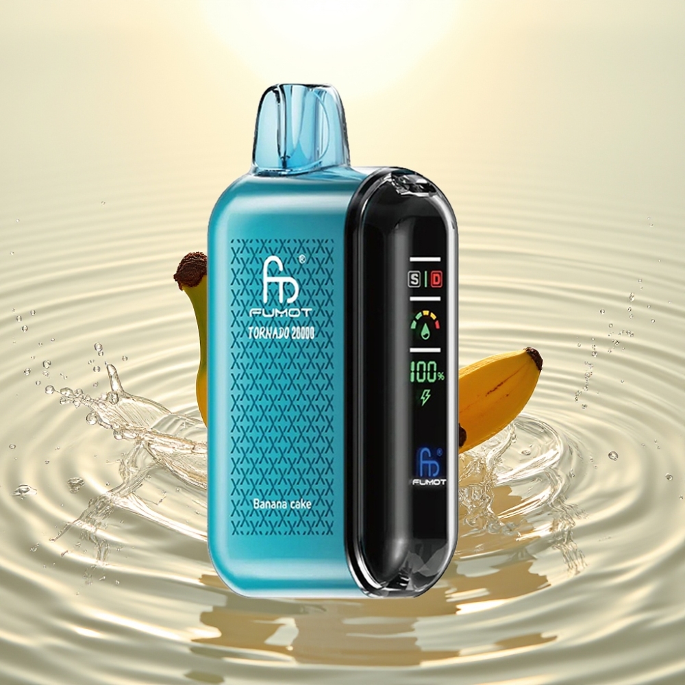 Fumot Tornado 20000 Puffs Dual Mesh 20ml 850mAh Banano Pita