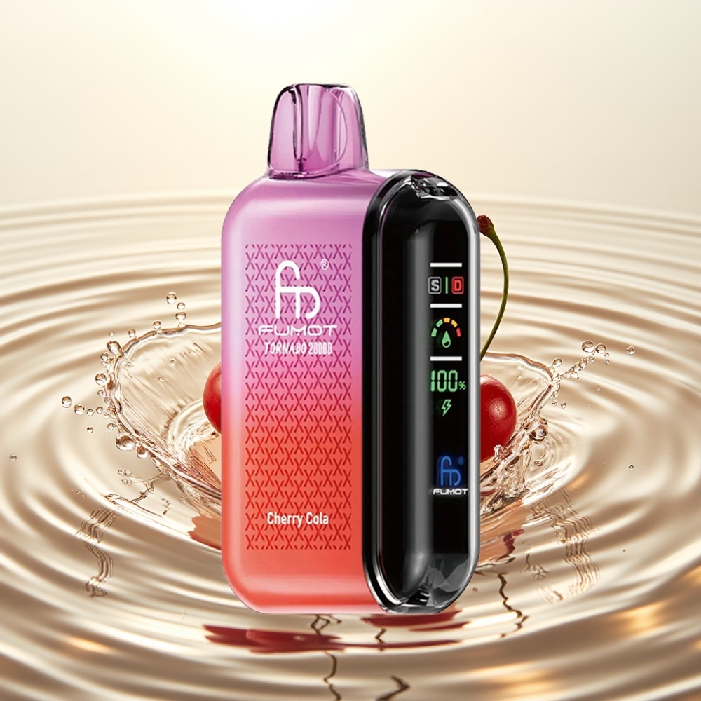 Fumot Tornado 20000 Puffs Dual Mesh 20ml 850mAh Kερασόλα