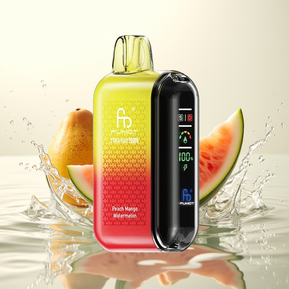 Fumot Tornado 20000 Puffs Dual Mesh 20ml 850mAh Smart Peperia Mango Karposi