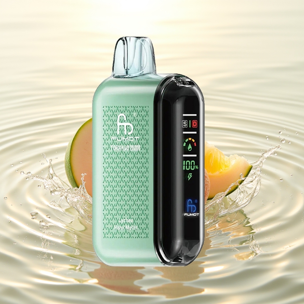 Fumot Tornado 20000 Puffs Dual Mesh Coil 20ml 850mAh Λυχία Χαμι Πεπόνι