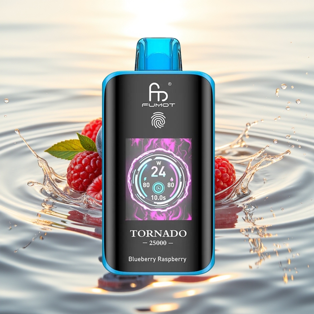 Fumot Tornado 25000 Puffs HD 20ml Type-C Μπλε βατόμουρο