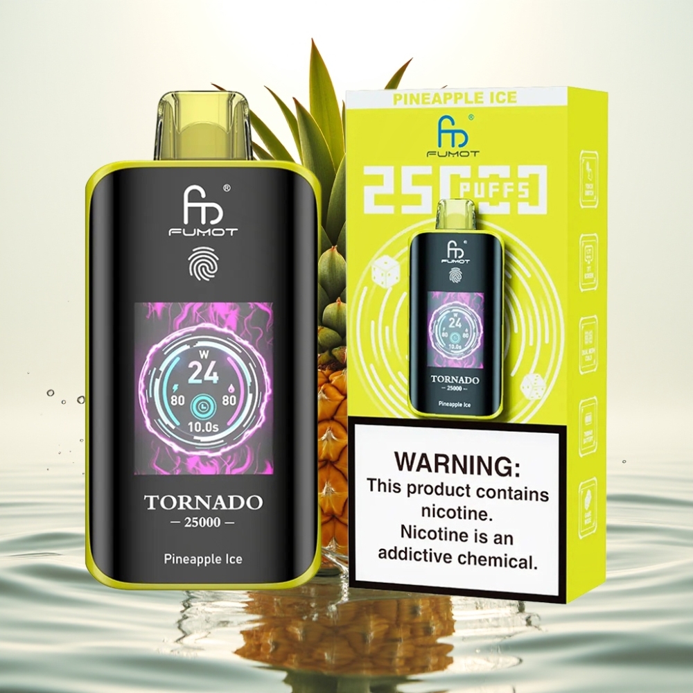 Fumot Tornado 25000 Puffs HD 700mAh 20ml Ananas Pagos