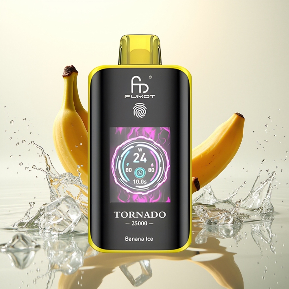 Fumot Tornado 25000 Puffs HD 700mAh 20ml Type-C Μπανάνα Πάγος