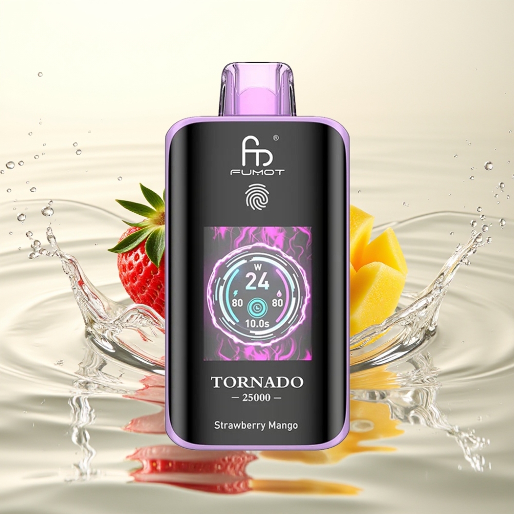 Fumot Tornado 25000 Puffs HD Screen 700mAh 20ml Φράουλα Μάνγκο