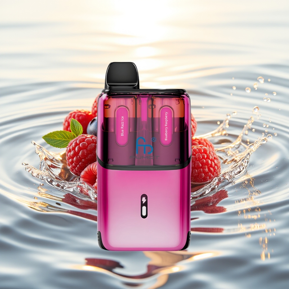 Fumot Ultra T32000 Puffs 24ml 800mAh Type-C Μπλε Βατόμουρο Πάγος