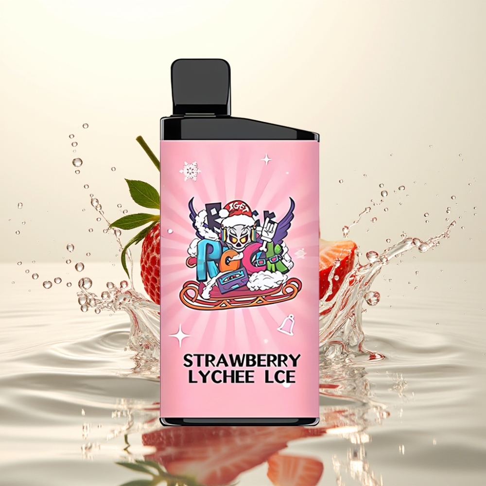 IGET Bar 3500 Puffs 1.2 Ohm Mesh Φράουλα-Lychee Πάγος