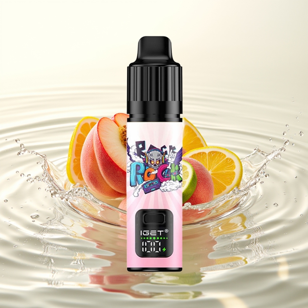 IGET BAR PLUS S3 POD 10000 Πνοές 18ml Ροδάκινο Λίτσι Λάιμ Πάγος