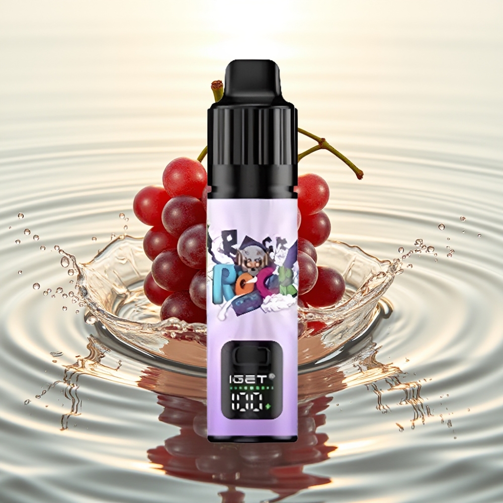 IGET BAR PLUS S3 POD 10000 Puffs 18ml 5% Ω1.0 Σταφύλι Πάγος