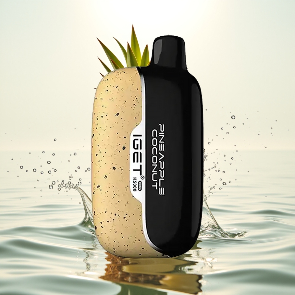 IGET Moon K5000 Puffs 81.5g PC 1.35Ω 49.5x25.3x99.4mm Ανάνα Καρύδα