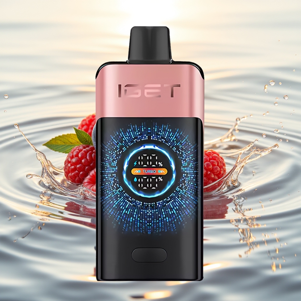 IGET ONE 12000 Puffs 2700mAh 0.6Ω Διπλό Πλέγμα Blueberry Raspberry