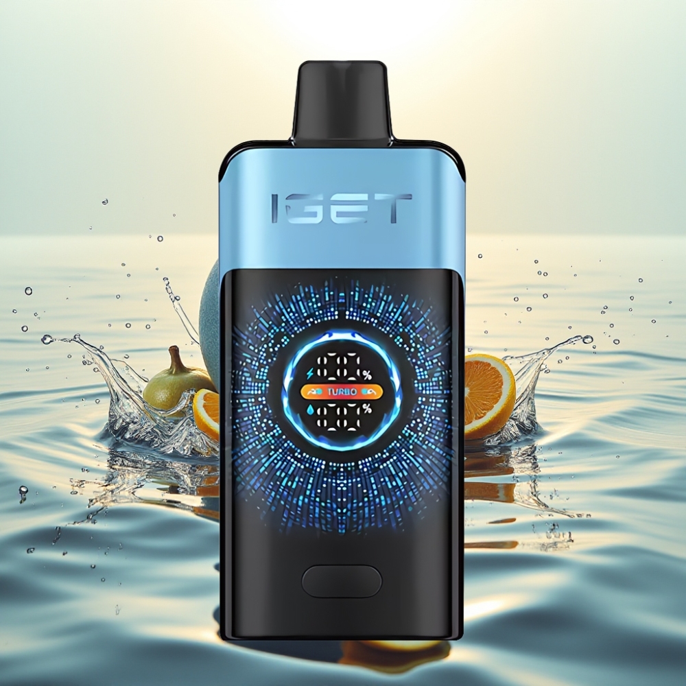 IGET ONE 12000 Puffs 2700mAh 0.6ohm Dual Mesh Κυανό Τέρας