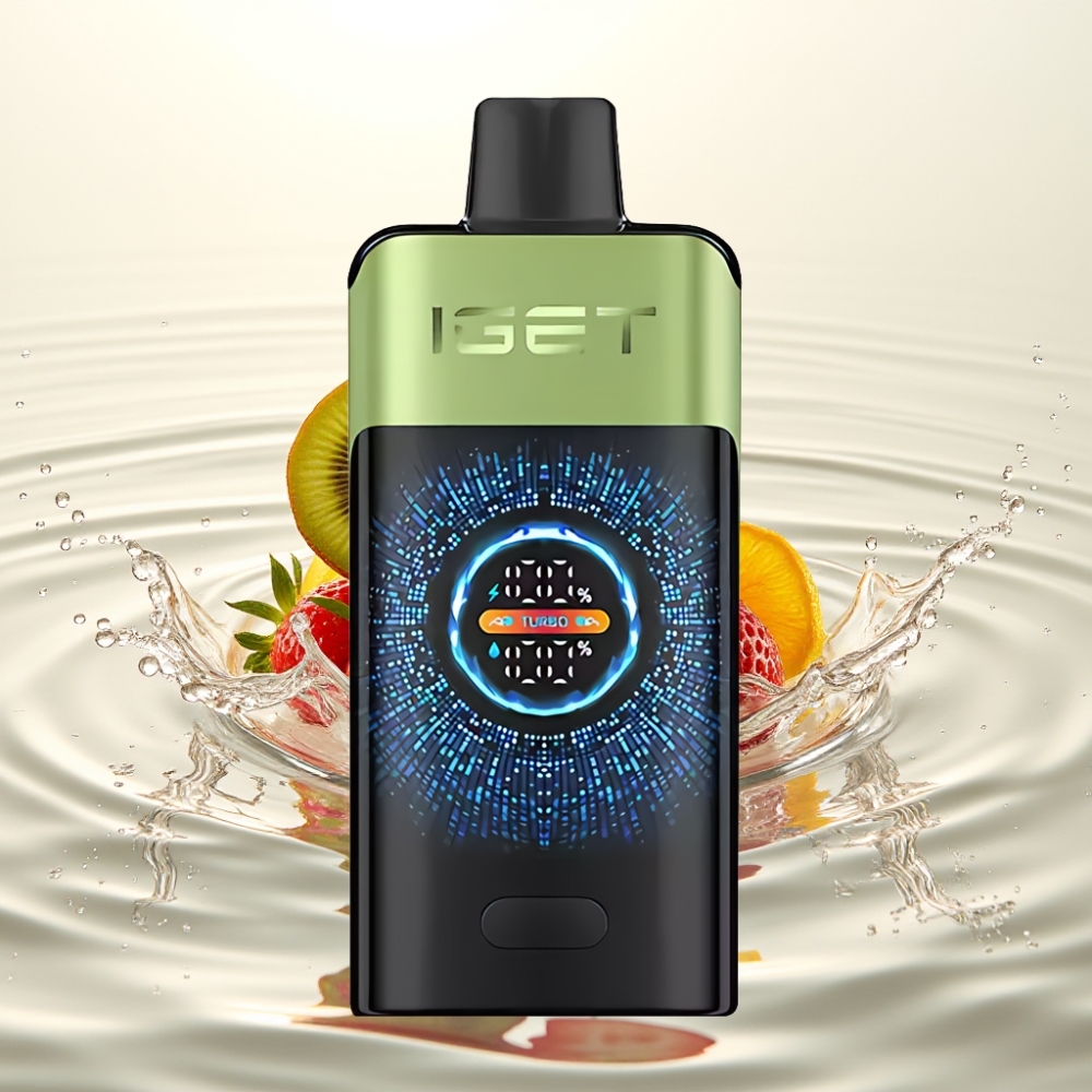 IGET ONE 12000 Puffs 2700mAh 0.6ohm Φράουλα Κίβη Γλυκόπαγο