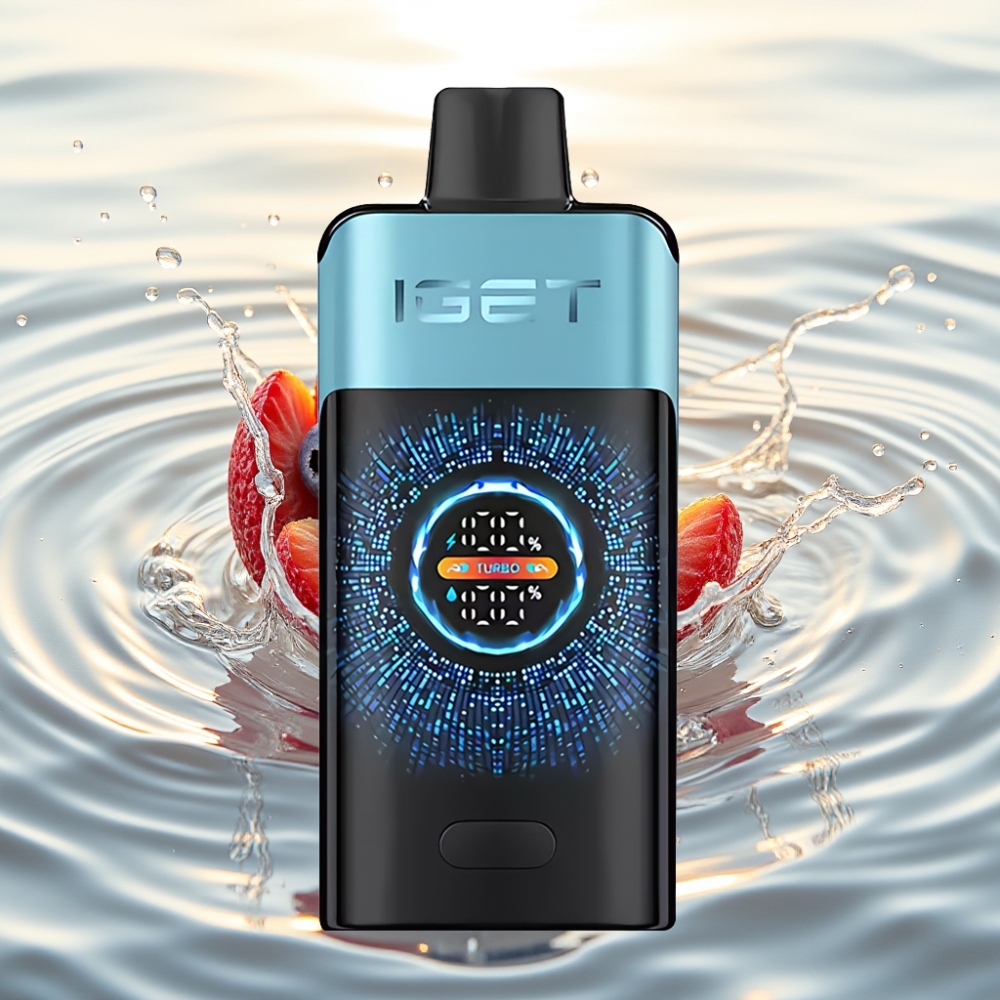 IGET ONE 12000 Puffs 2700mAh Blueberry Ice (Μπλε Μούρο Πάγος) Dual Mesh