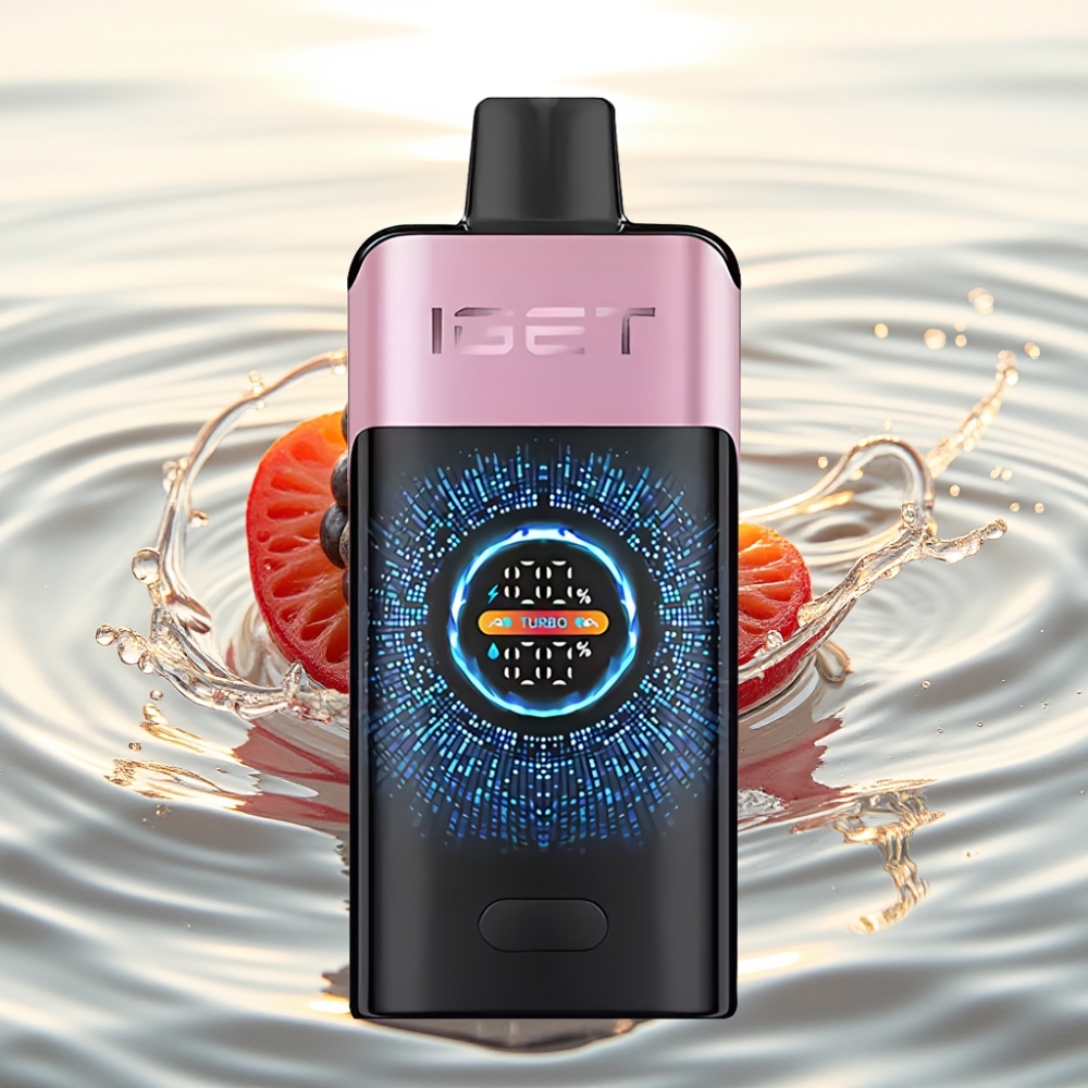 IGET ONE 12000 Puffs 2700mAh Dual Mesh Blackberry Ice (Μαύρο Βατόμουρο Πάγος)