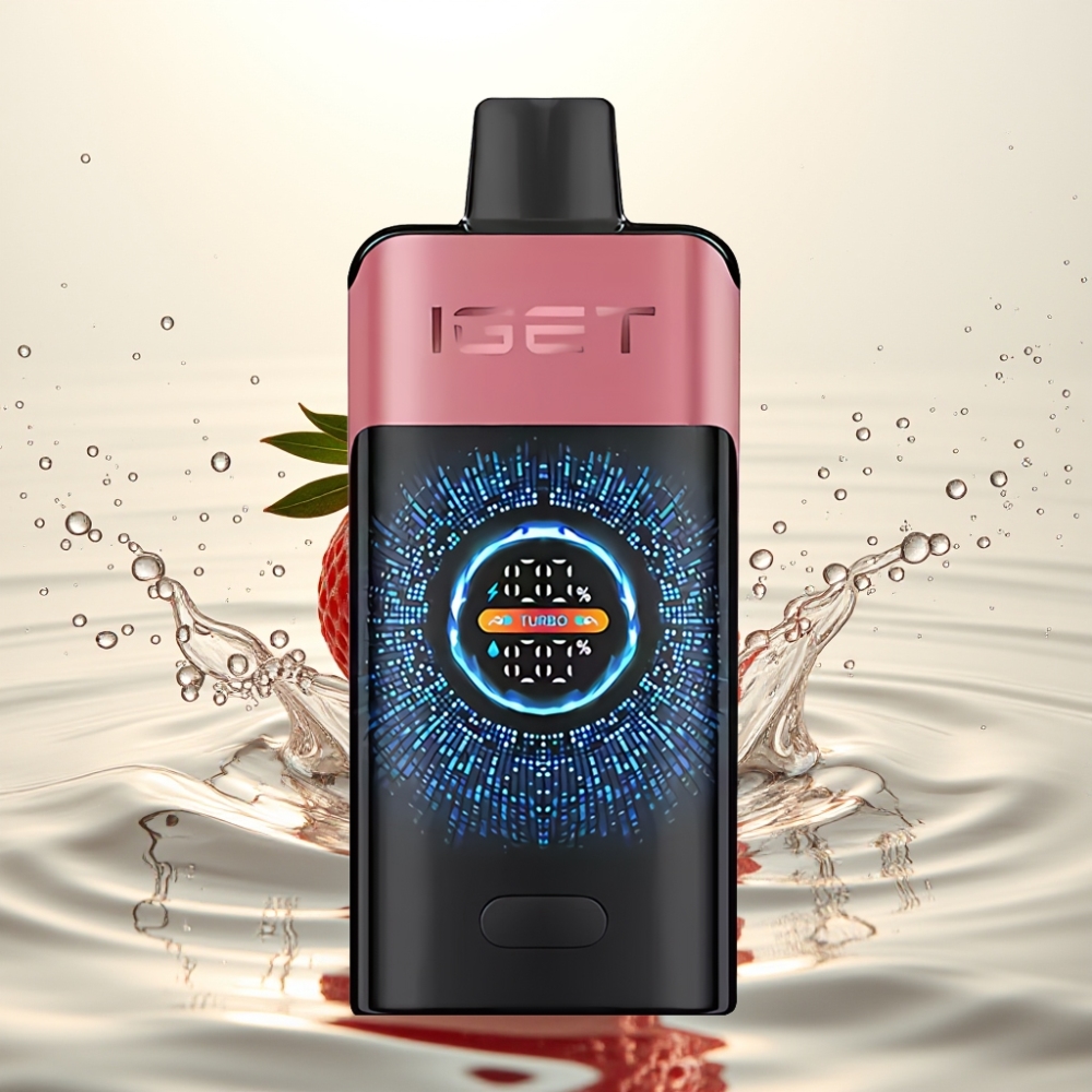 IGET ONE 12000 Εκπνοές Turbo 2700mAh Φράουλα Ρόδι Πάγος