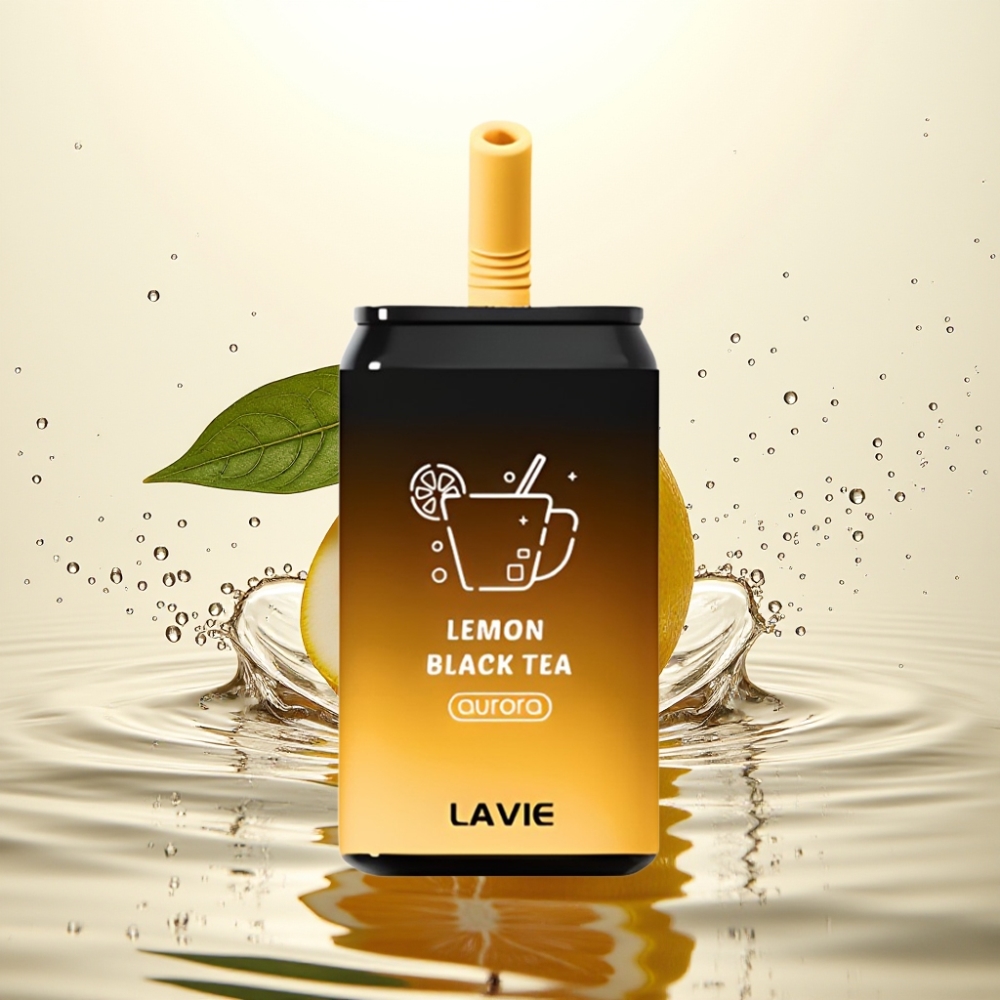 LAVIE Aurora 11000 Puffs 22ML 650mAh Λεμονόφυλλο Μαύρο Τσάι