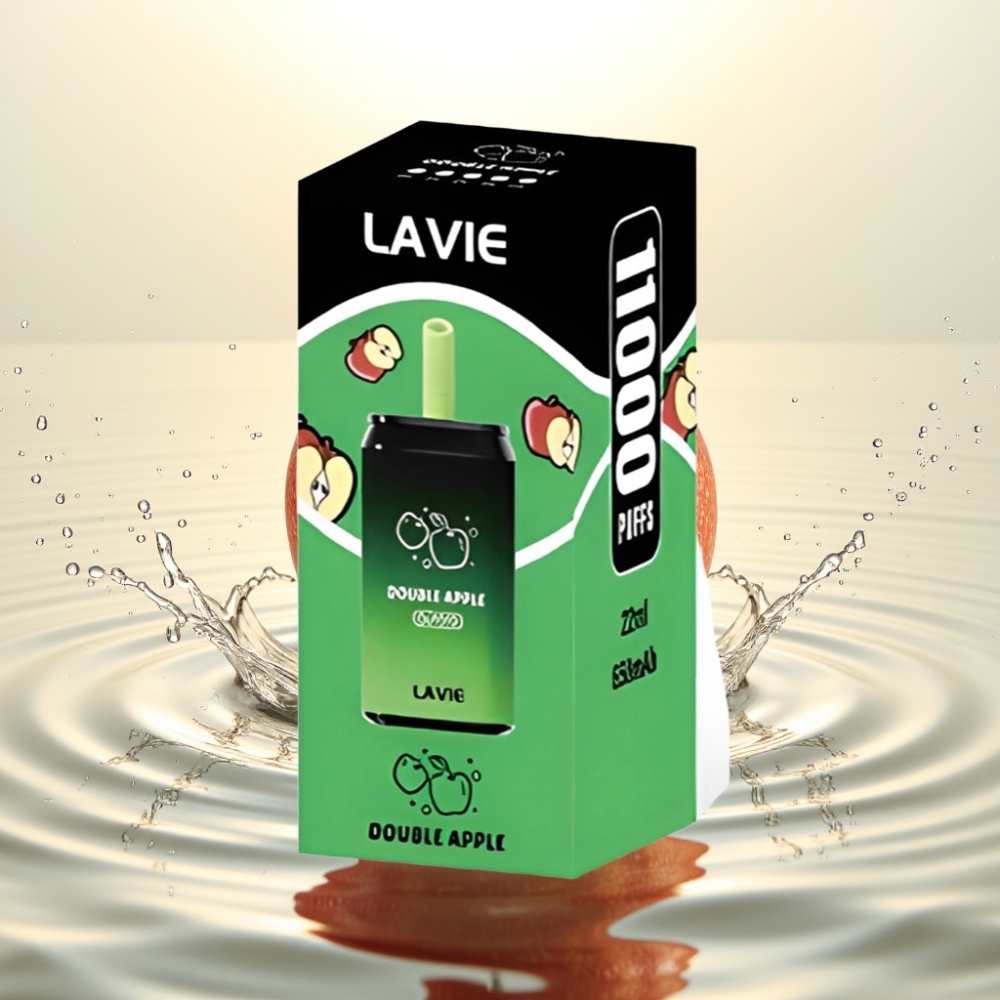 LAVIE Aurora 11000 Puffs 22ML 650mAh Type C Διπλό Μήλο