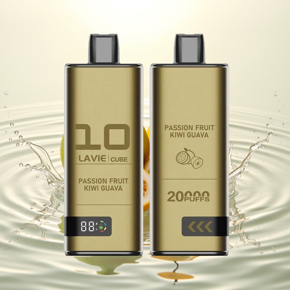Lavie Cube 20000 Puffs 28ML 2% 5% Φρουτοκαρπού Kiwi Guava