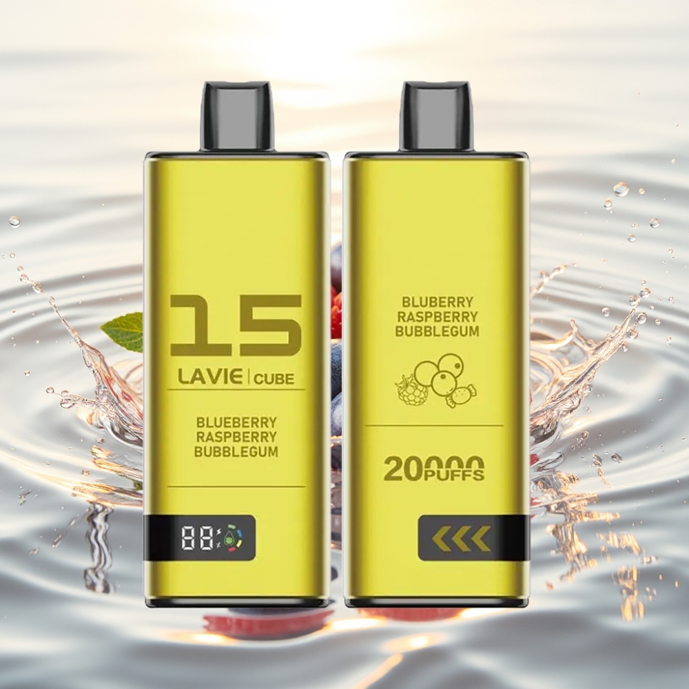 Lavie Cube 20000 Puffs 28ML 5% Type C Μπλε Βατόμουρο Τσίχλα