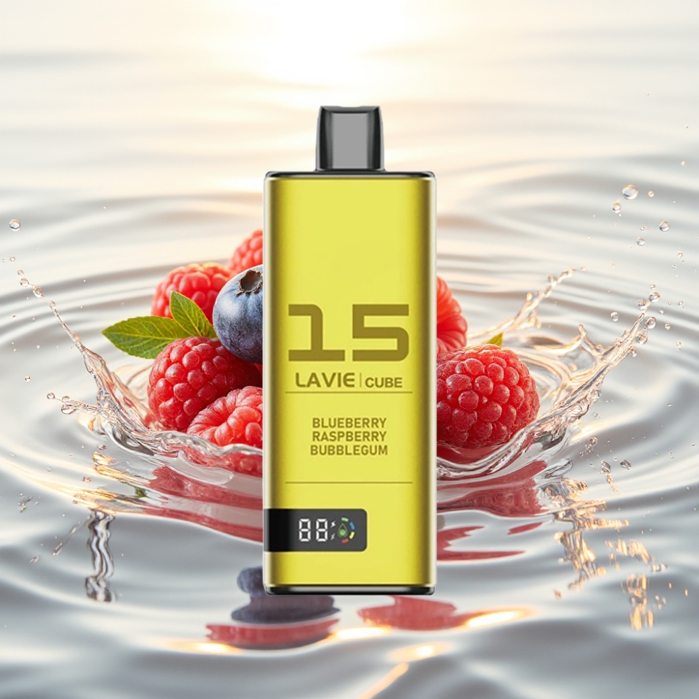 Lavie Cube 20000 Puffs 28ML 5% Type C Μπλε Βατόμουρο Τσίχλα
