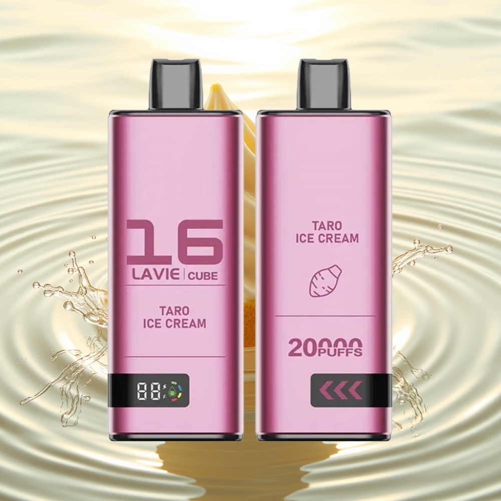 Lavie Cube 20000 Puffs 28ML 5% Type C Taro Παγωτό
