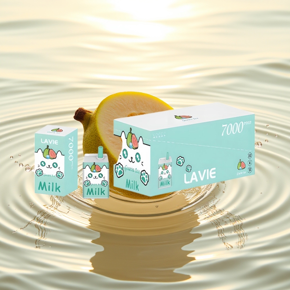 LAVIE Milk 7000 Puffs 16ML Γκουάβα Πάγος 600mAh Type C