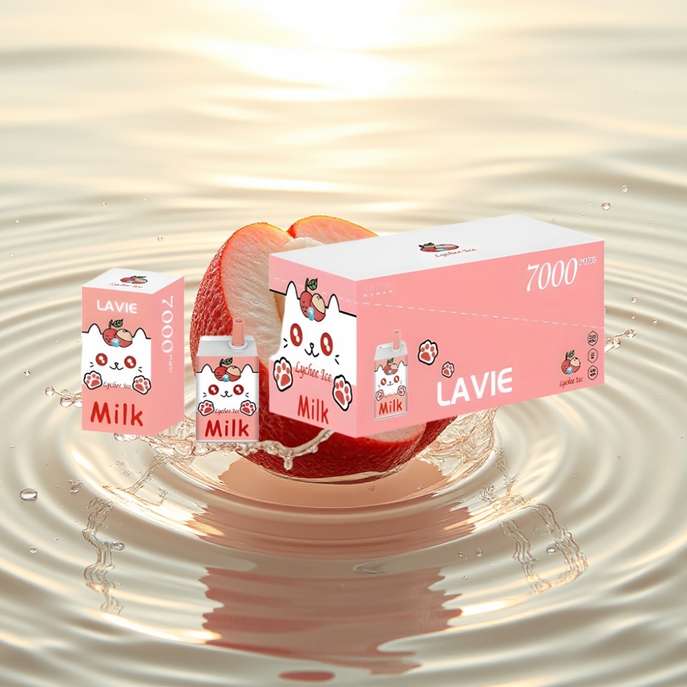 LAVIE Milk 7000 Puffs 16ML 600mAh Type-C Λυτσί Παγωμένο