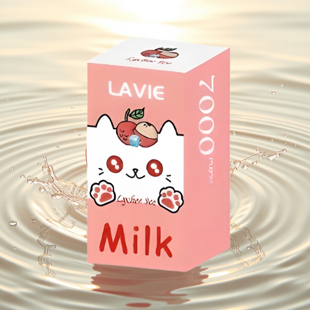 LAVIE Milk 7000 Puffs 16ML 600mAh Type-C Λυτσί Παγωμένο