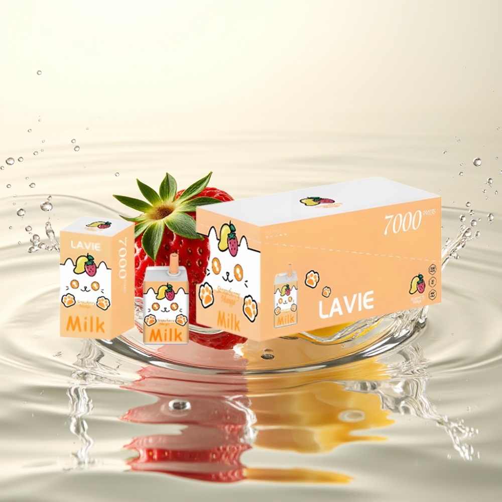 LAVIE Milk 7000 Puffs 16ML Φράουλα Μάνγκο 600mAh Type C