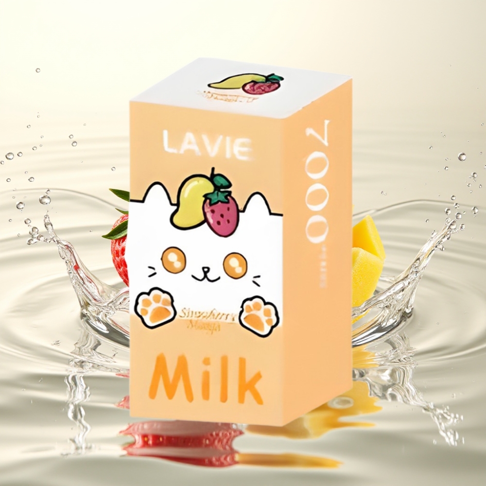 LAVIE Milk 7000 Puffs 16ML Φράουλα Μάνγκο 600mAh Type C
