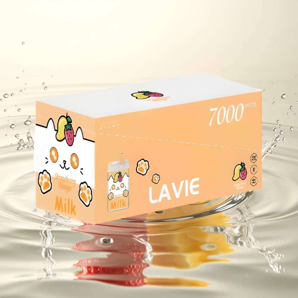 LAVIE Milk 7000 Puffs 16ML Φράουλα Μάνγκο 600mAh Type C