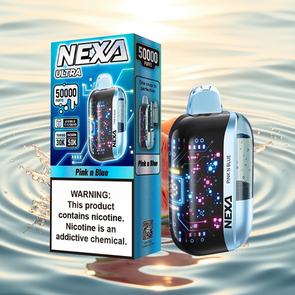 NEXA Ultra 50000 Puffs 20ml 5% Ροζ & Μπλε 0.9ohm Dual Mesh