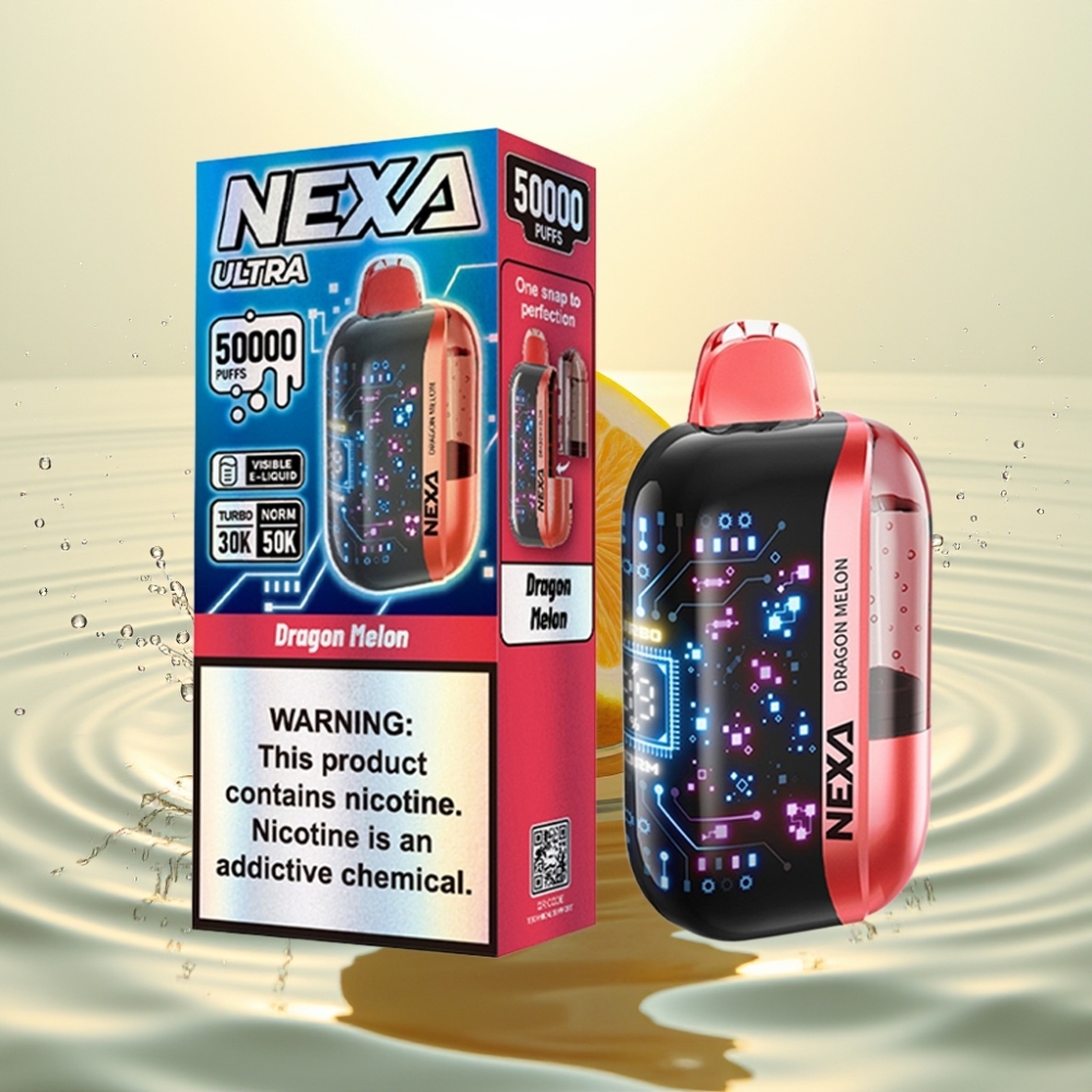 NEXA Ultra 50000 Puffs 20ml 5% Dragon Melon (Δράκων Πεπόνι)