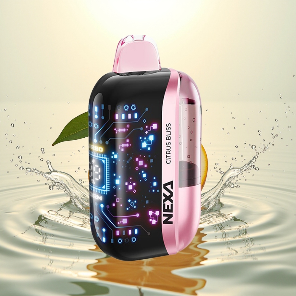 NEXA Ultra 50K 20ml 5% 0.9ohm Dual Mesh 3D Curved Screen Type-C Ευφορία Εσπεριδοειδών